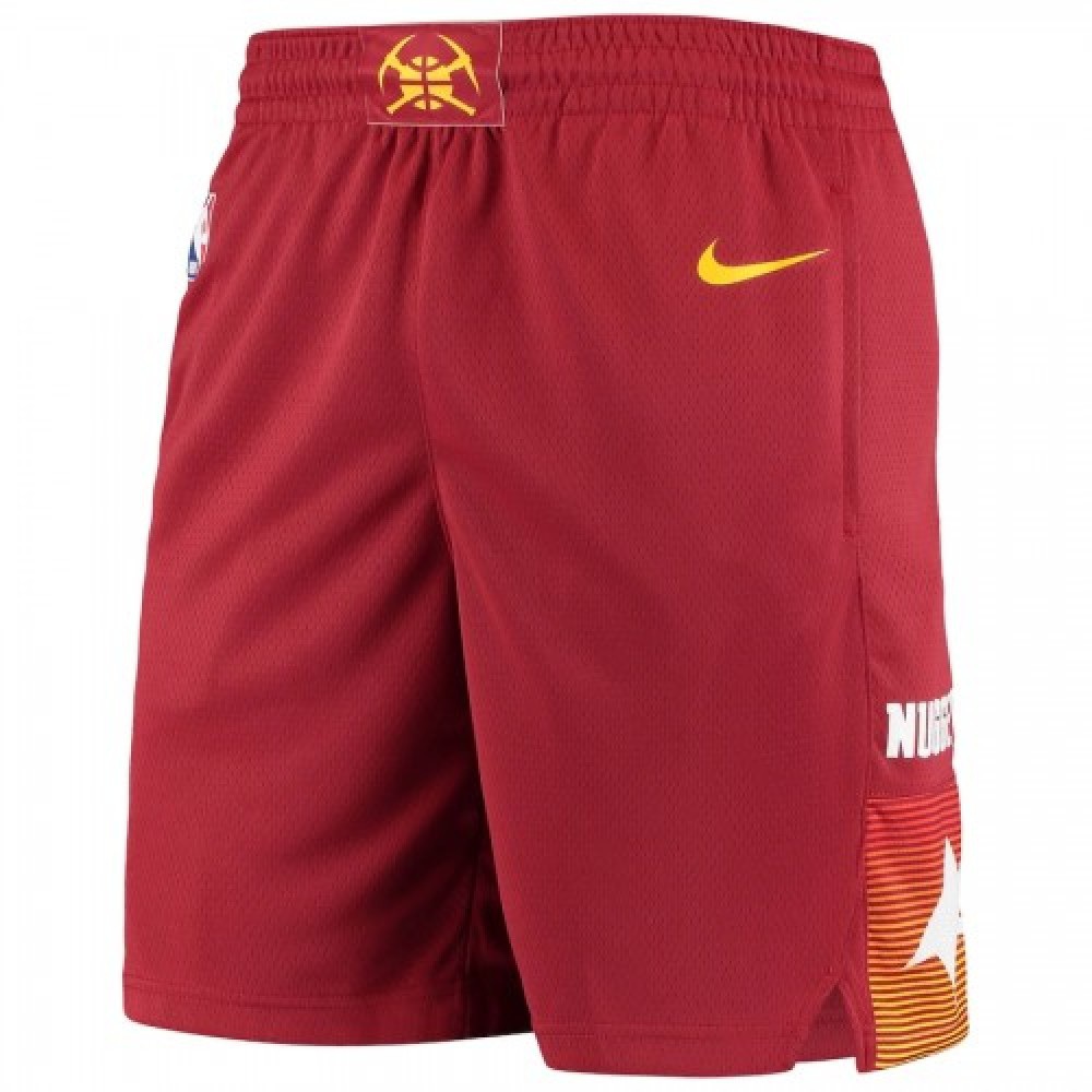 Men's Denver Nuggets Red 2020/21 Swingman Shorts - City Edition-Pro Kit Vault | Brand New 26/27 Sports Jerseys